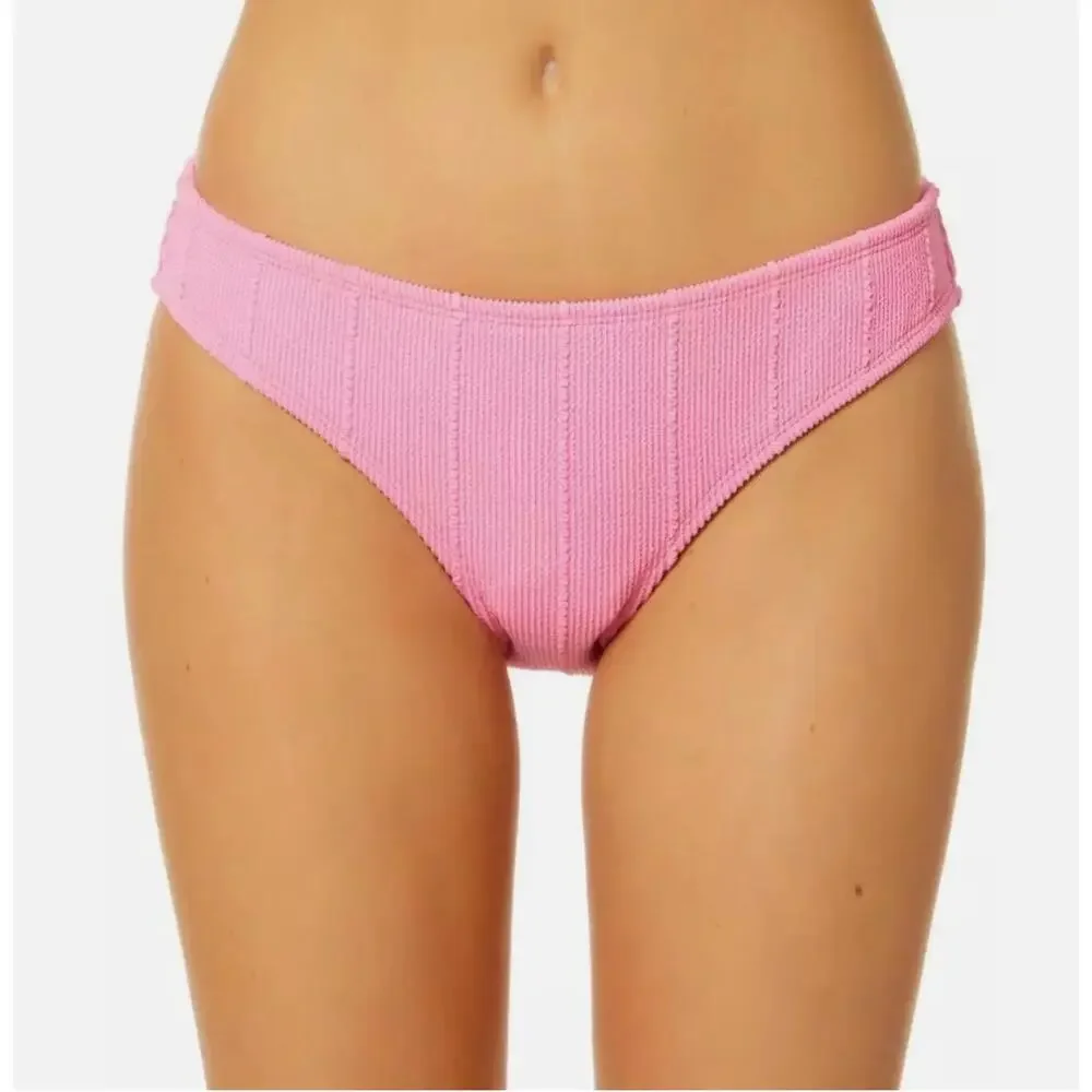 2/$15 NWT Salt + Cove Popcorn Ribbed Bikini Set Bubblegum Pink Swimsuit Size XL